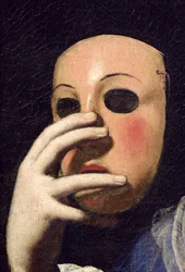 Woman with a Mask (detail)